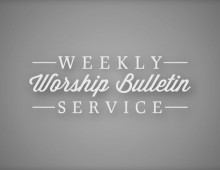 Weekly Worship Bulletin Service Logos