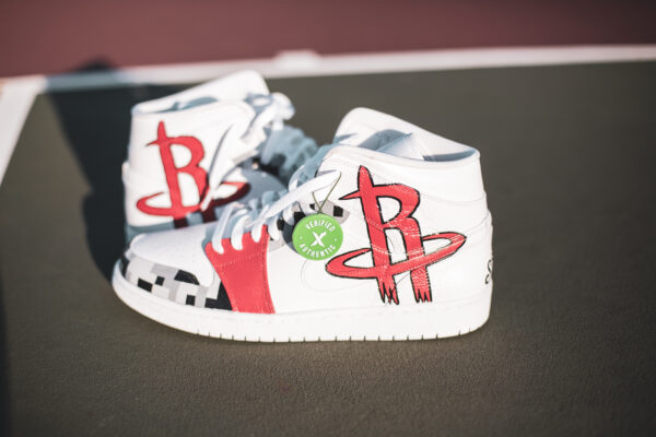 Custom Houston Rockets Air Force 1s | christianelden.com