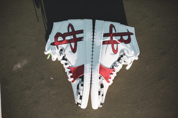 Custom Houston Rockets Air Force 1s | christianelden.com