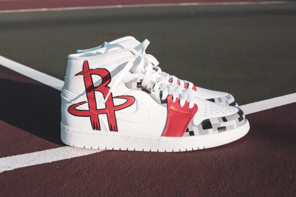 Custom Houston Rockets Air Force 1s | christianelden.com